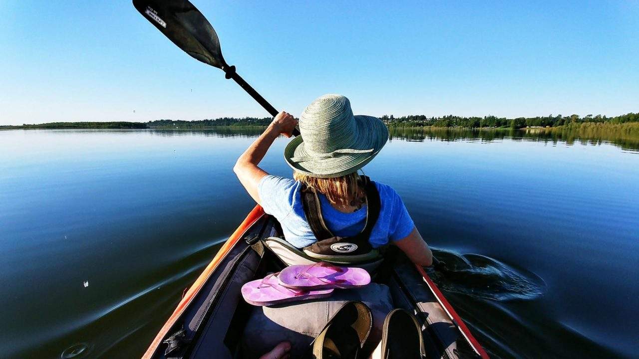 Kayaking - Kajak fahren / paddeln